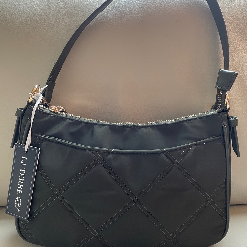 Olive Green Quilted Women's Shoulder bag